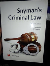 Load image into Gallery viewer, Snyman&#39;s Criminal Law
