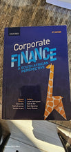 Load image into Gallery viewer, Corporate Finance

