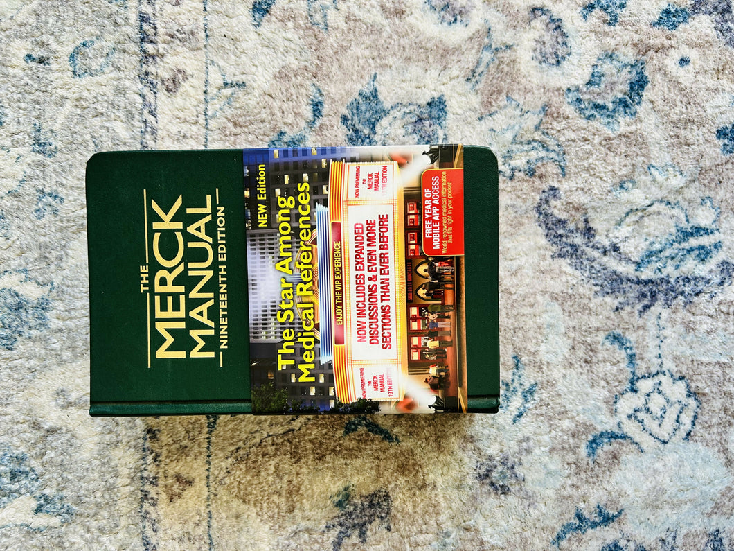 The Merck Manual 19th edition