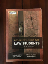 Load image into Gallery viewer, Beginner&#39;s Guide for Law Students [Fifth Edition]
