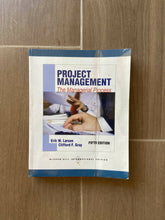 Load image into Gallery viewer, Project Management: The management process.
