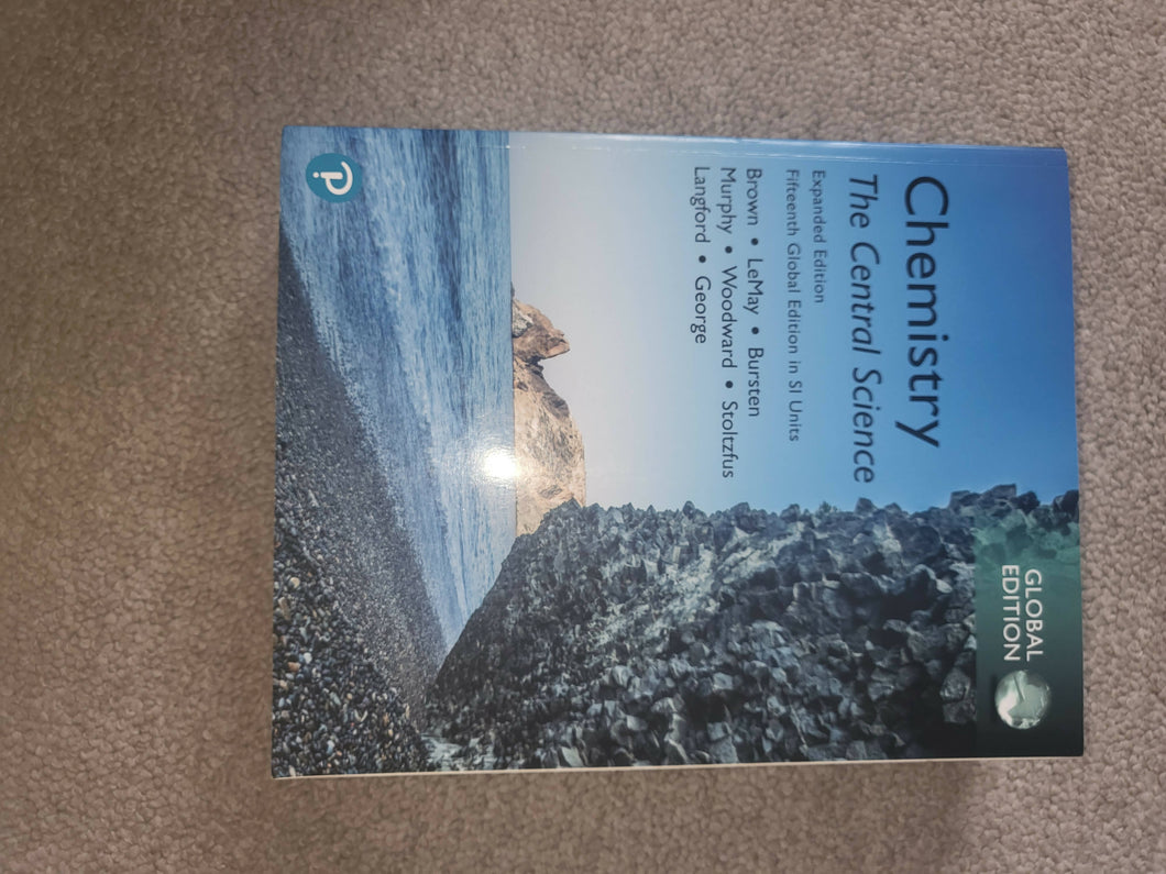 Chemistry The Central Science: Expanded (15th Ed.) Global Edition in SI units