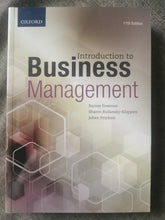 Load image into Gallery viewer, Introduction to Business Management. 11th Edition
