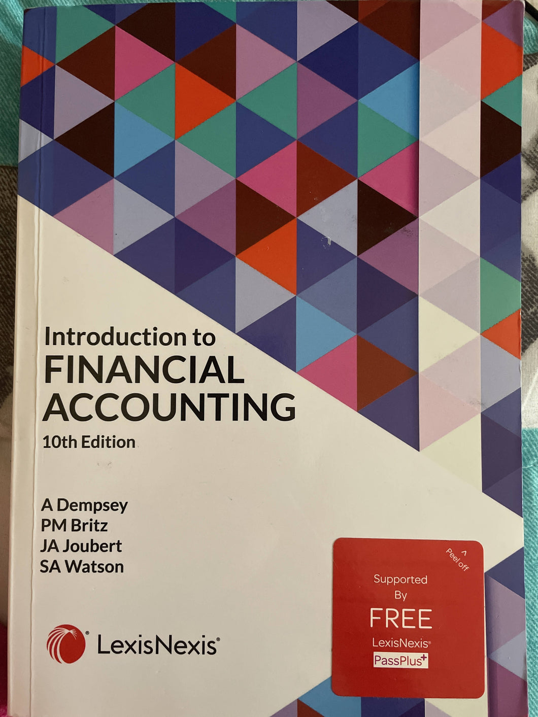 Introduction to financial accounting 10th edition