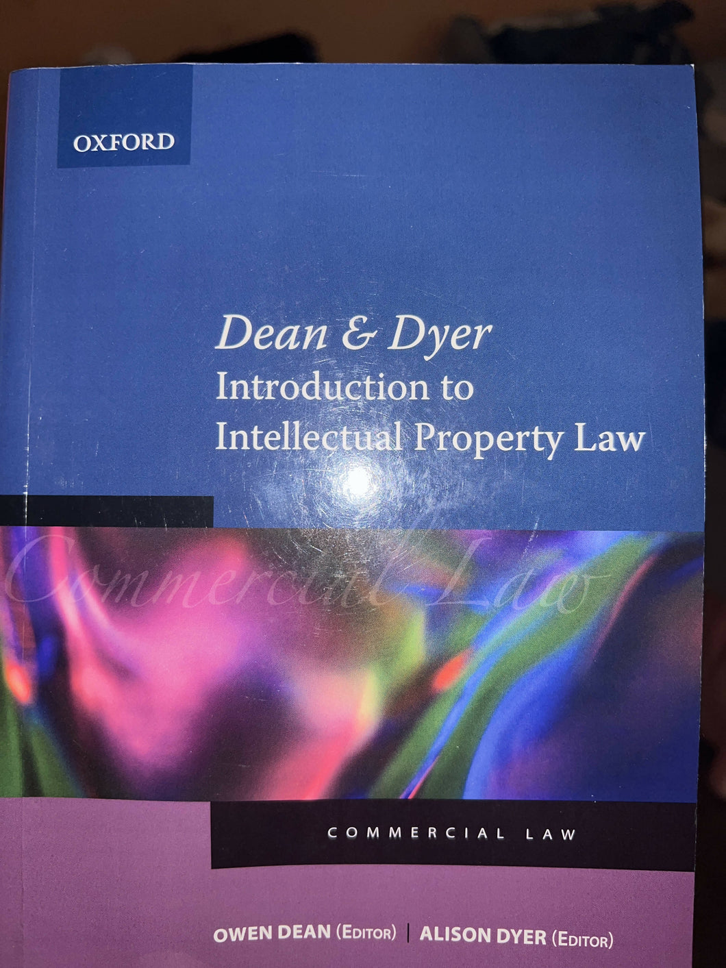 Dean and Dyer’s introduction to intellectual property law