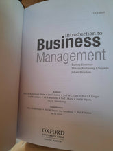 Load image into Gallery viewer, Introduction to business management 11th edition
