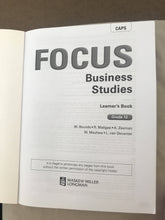 Load image into Gallery viewer, Grade 12 Business Studies CAPS Focus
