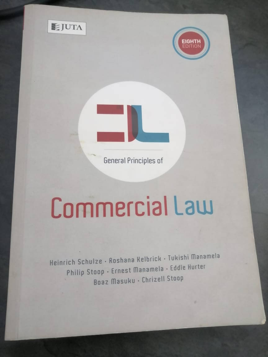 General Principles of Commercial Law 8th edition