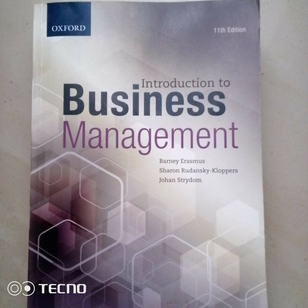 Introduction to business management