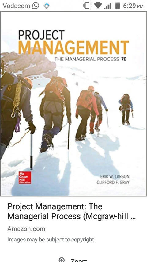 Project management the managerial process 7th edition