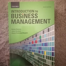 Load image into Gallery viewer, Introduction to Business Management 10th Edition
