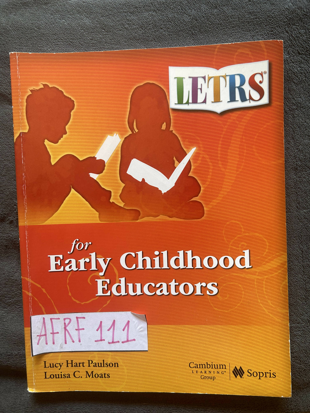 LETRS for early childhood educators