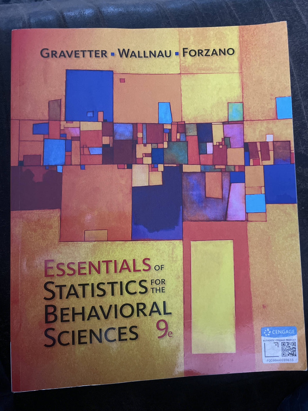 Essentials of statistics for the behavioural sciences