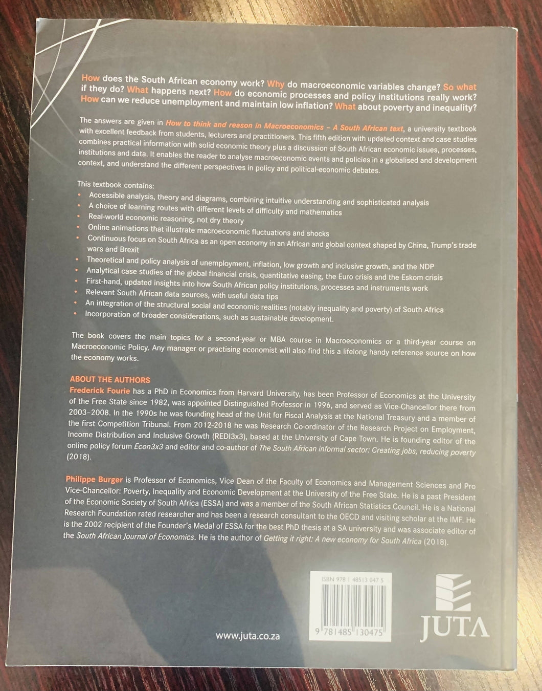 How to think and reason in Macroeconomics. A South African Text. 5th Edition