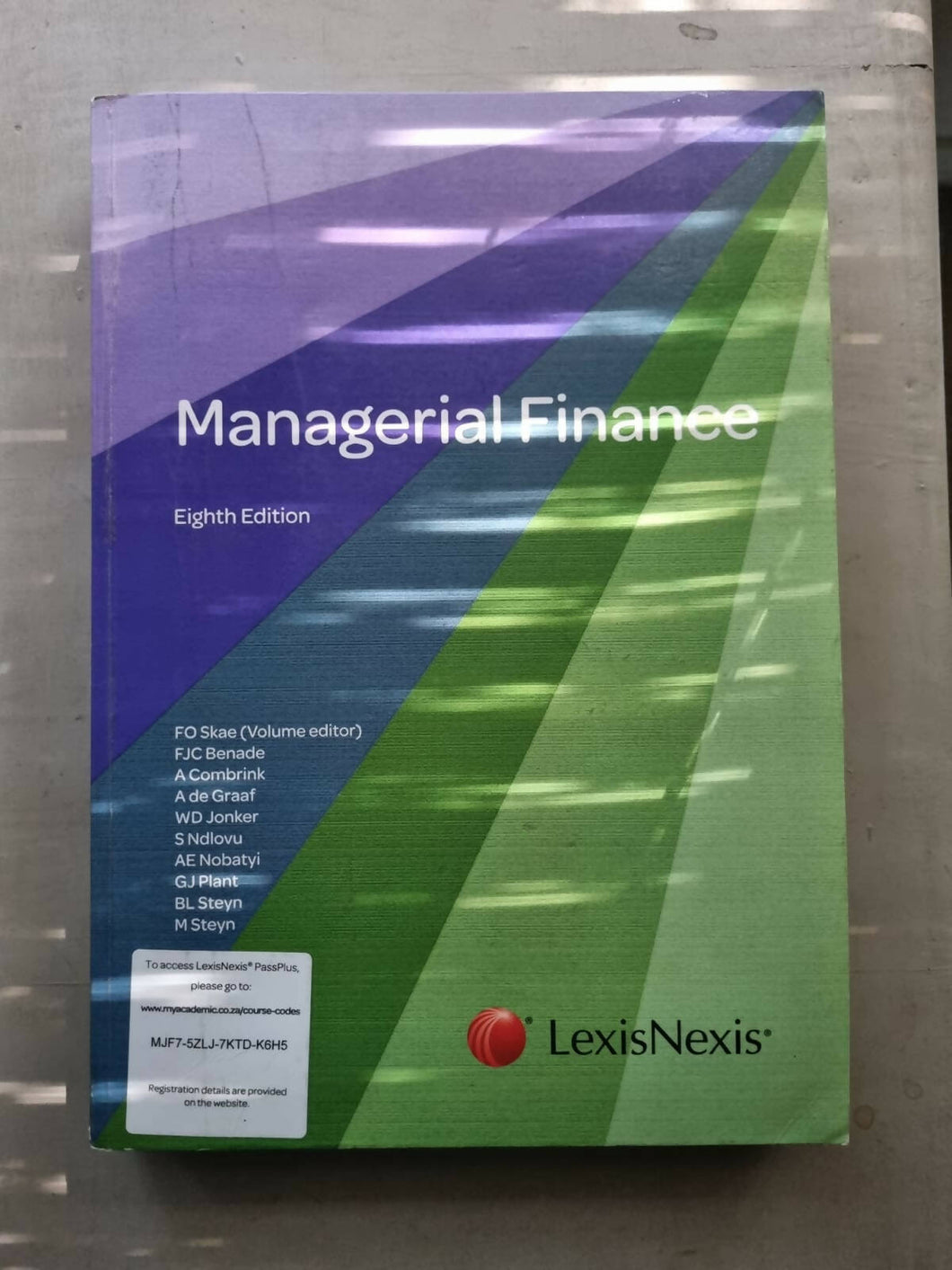 Managerial Finance - 8th Edition