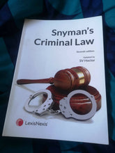 Load image into Gallery viewer, Snyman&#39;s Criminal Law
