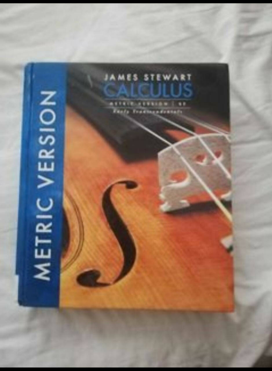 James Stewart calculus 8th edition early transcendental metric version