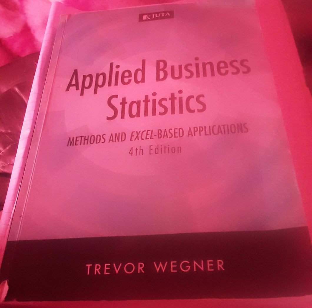 Applied Business Statistics