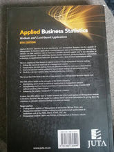 Load image into Gallery viewer, Applied Business Statistics. Methods and Excel-based Applications. 5th Edition
