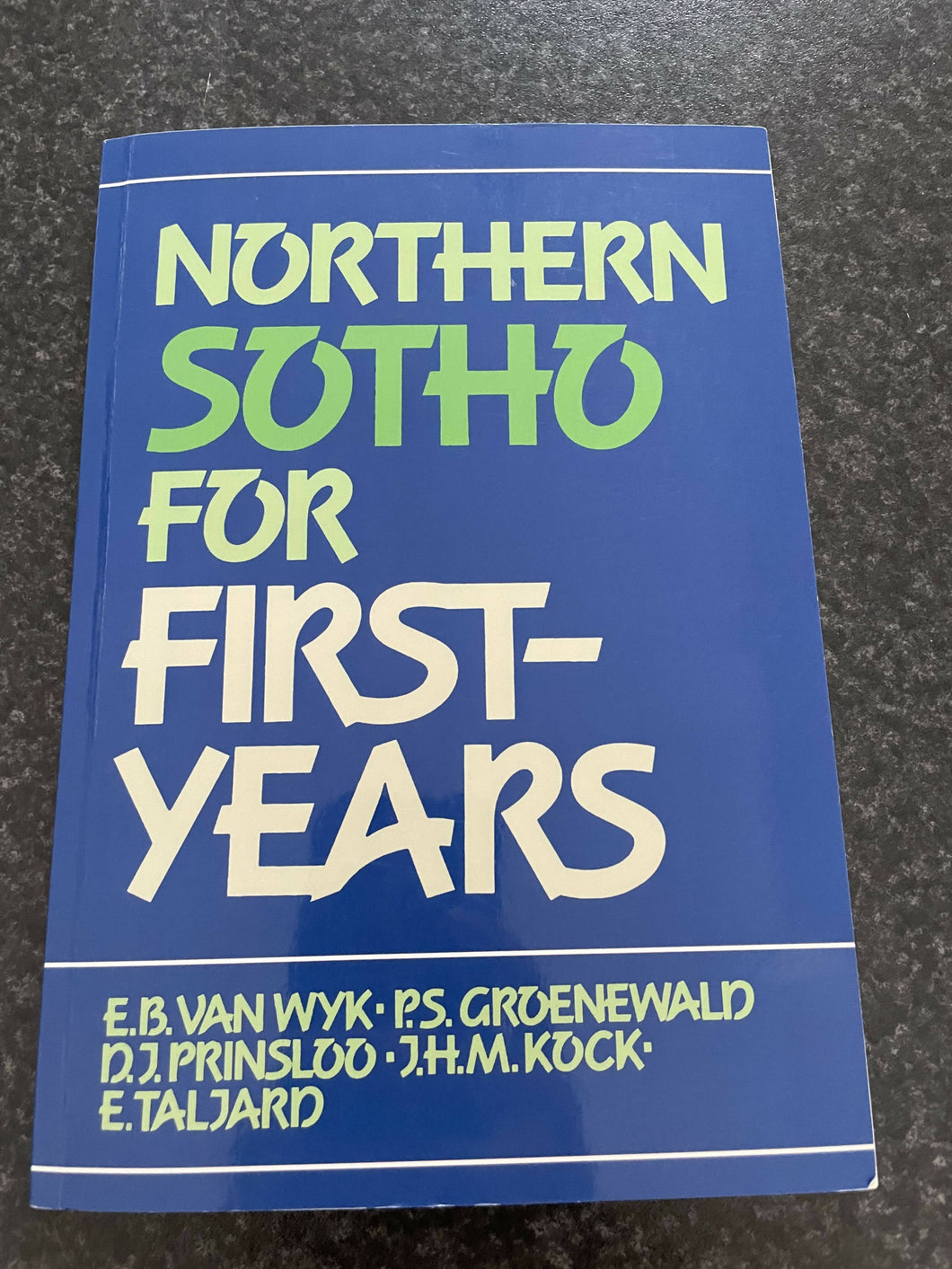 Northern Sotho for first years